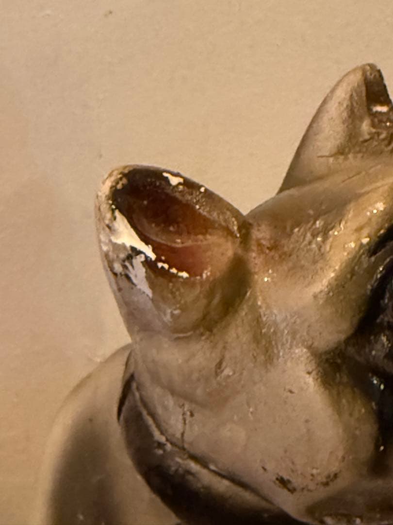アンティーク雑貨 Vintage Chalkware Bulldog