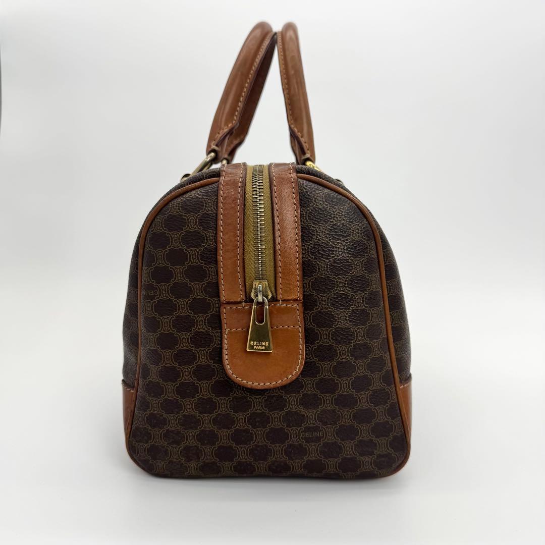 CELINE オールド マカダム ブラゾン トリオンフ ミニ ボストンバッグ