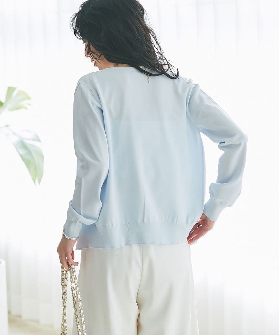 La boutique BonBon クールタッチUVスキッパーカーディガン