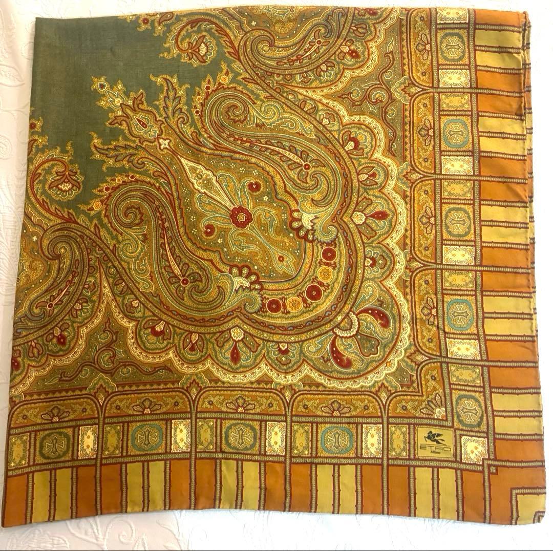 最終値下⭐︎美品 ETRO ペイズリー 大判　ストール ショール フォロー割有