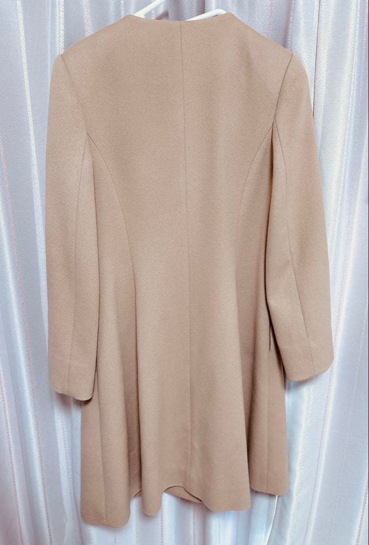 FOXEY NEW YORK カシミヤノーカラーコート