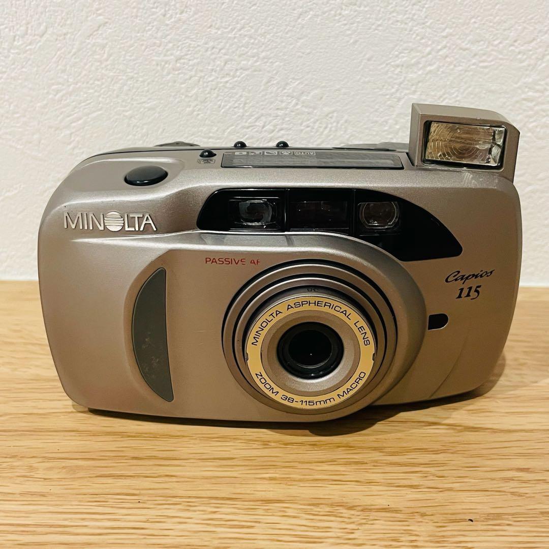 シャッター◯ MINOLTA ミノルタ Capios 115 フィルムカメラ