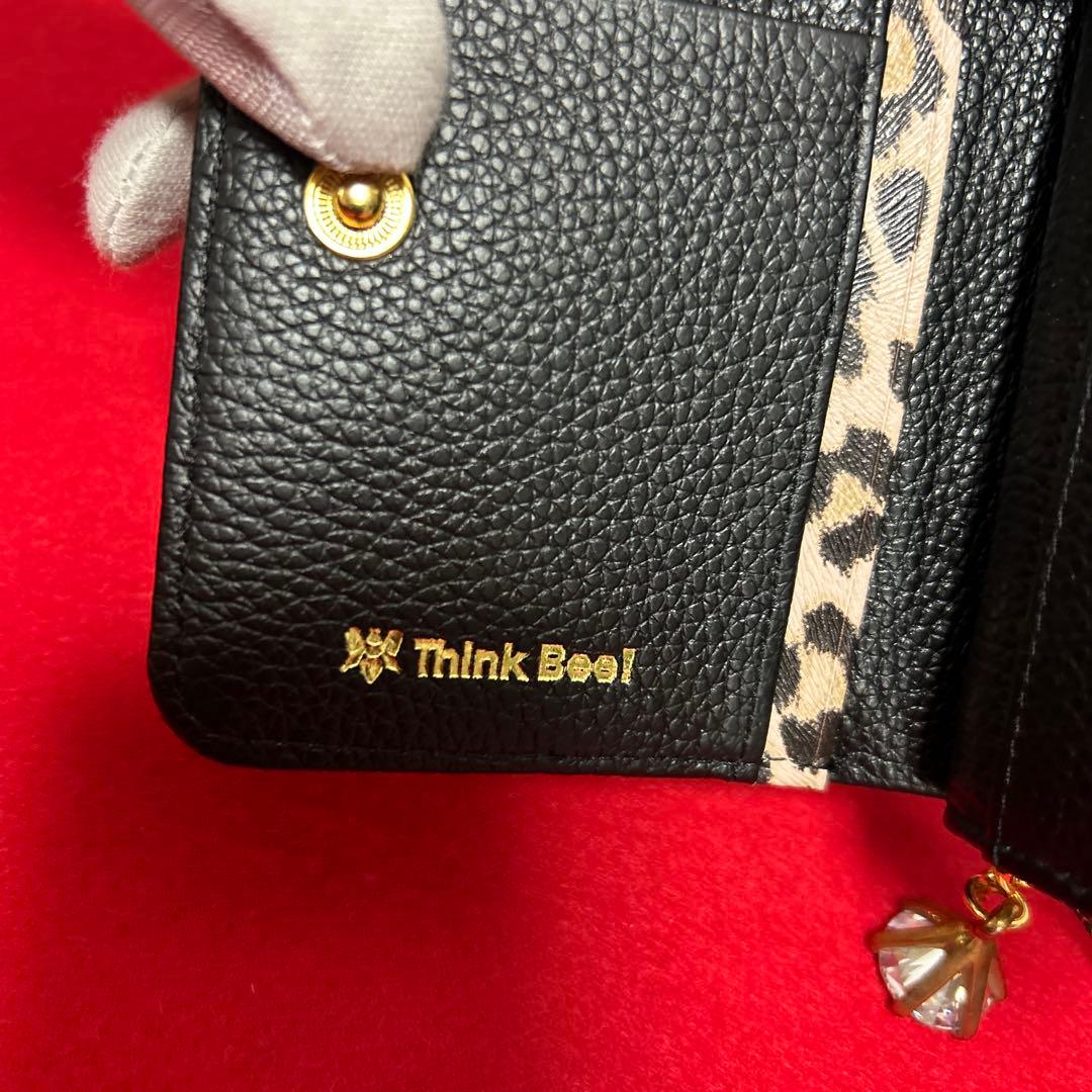 Think Bee シンクビー　未使用レディース財布　ヒョウ柄　箱付き