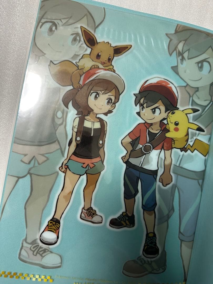 ポケモン レッツゴー ピカチュウ イーブイ アートブック クリアファイル付き