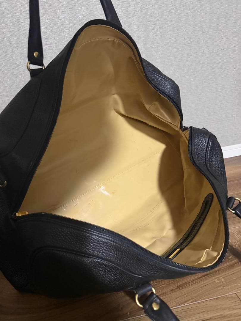 BALLY バリー ボストンバッグ 旅行鞄 シボ レザー 2WAY ブラック