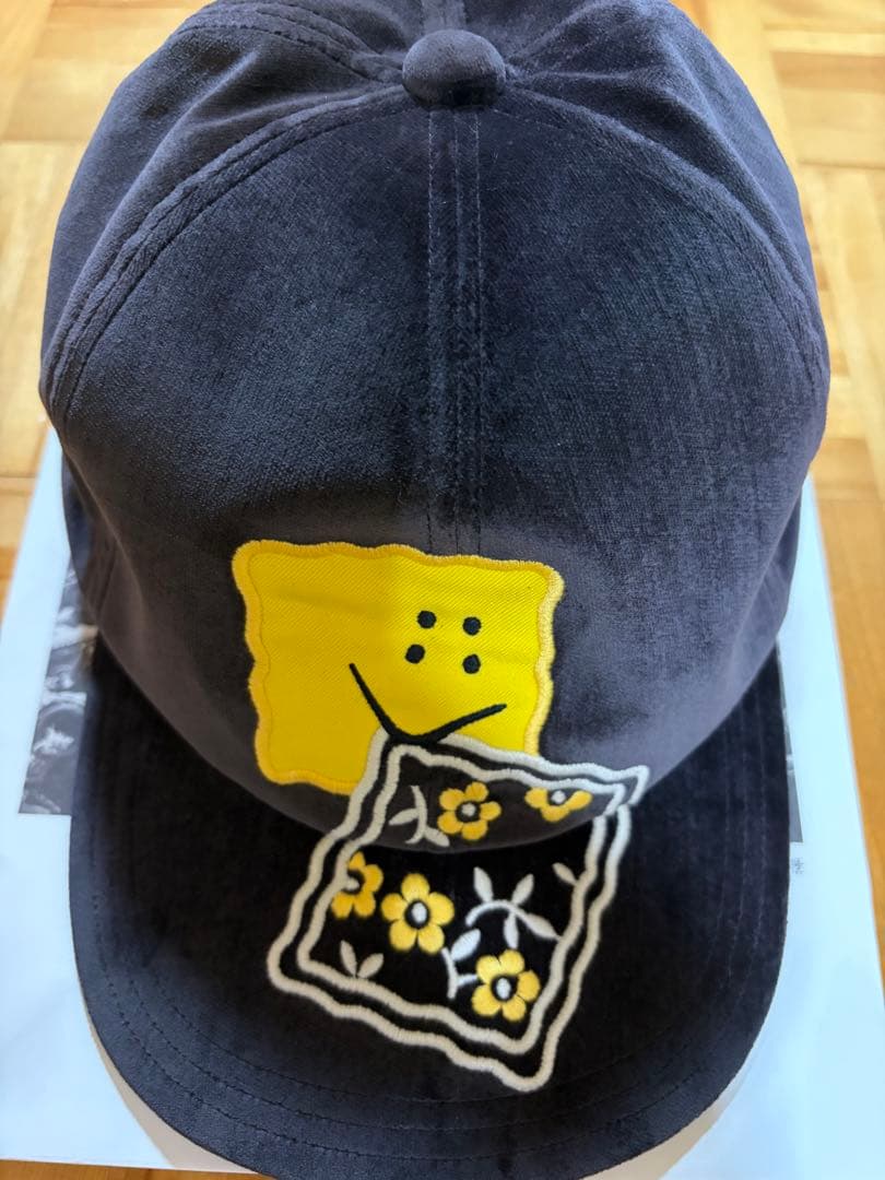 KAPITAL 別珍 ベースボールCAP（PECKISH RAINBOWY刺繍）