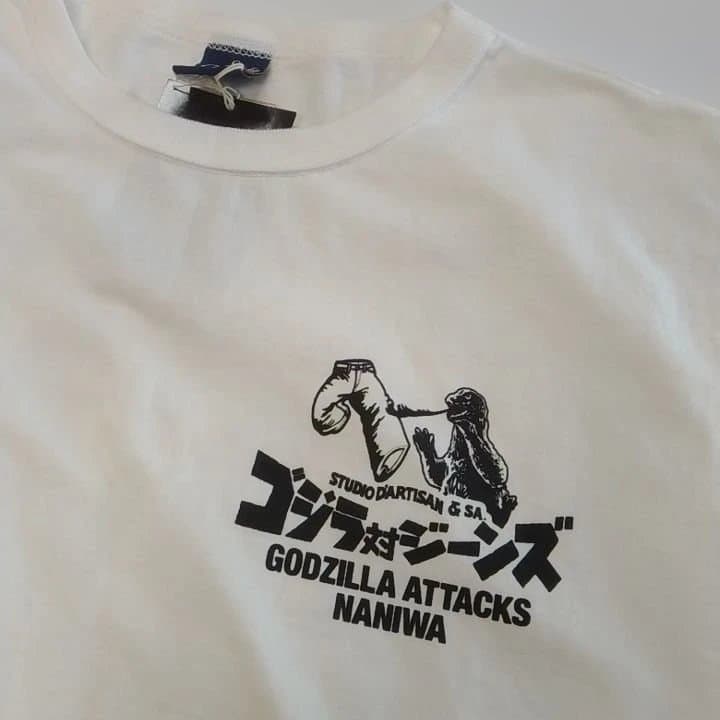 新品 ステュディオダルチザン　ゴジラコラボTシャツ GZ-016 L 日本製
