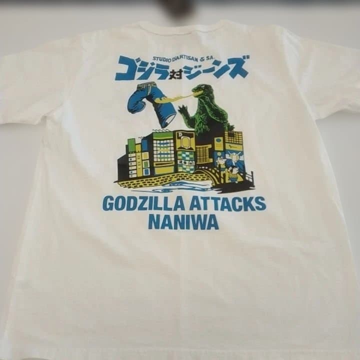 新品 ステュディオダルチザン　ゴジラコラボTシャツ GZ-016 L 日本製