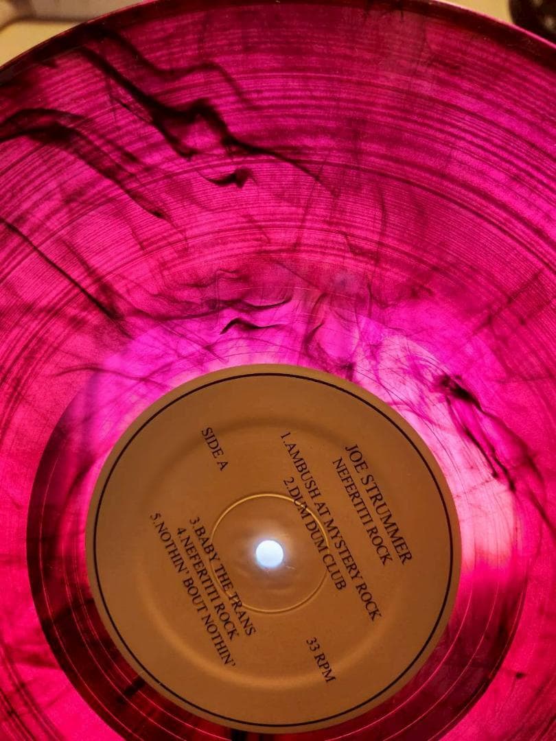 JOE STRUMMER NEFERTITI ROCK! カラーLP clash