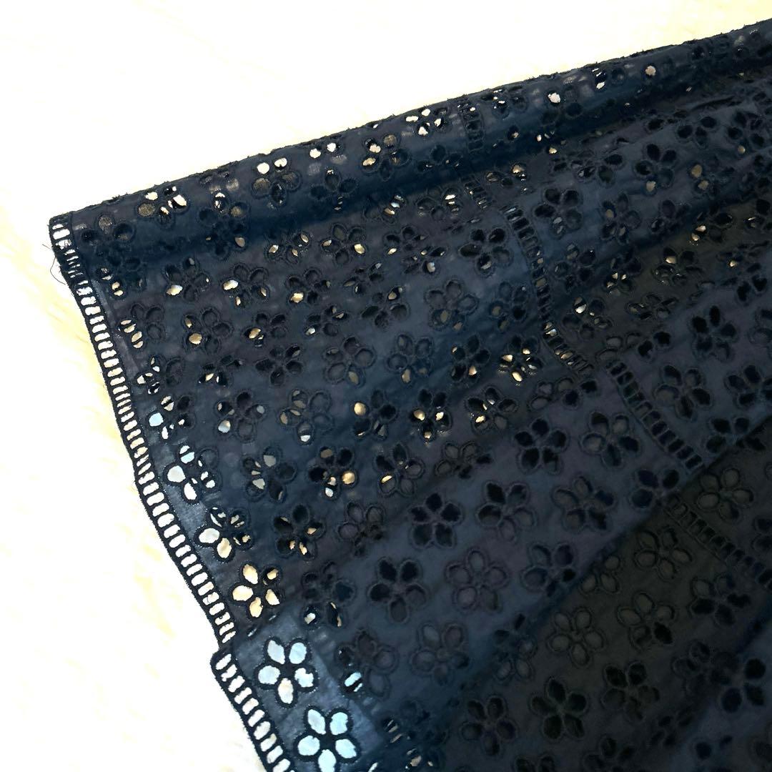 みっちゃん美品⭐︎デュアルビュー 花柄カットワークレースワンピース 40