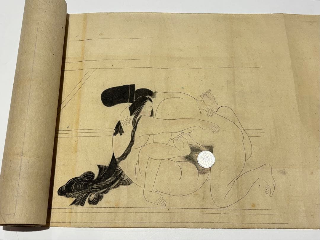 「源氏灌頂巻」江戸時代後期頃写 1巻|春画 艶本 浮世絵 源氏物語 和本