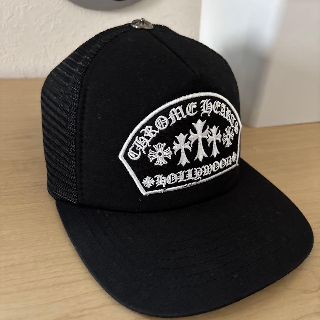CHROME HEARTS ブラックキャップ OS-ONE SIZE