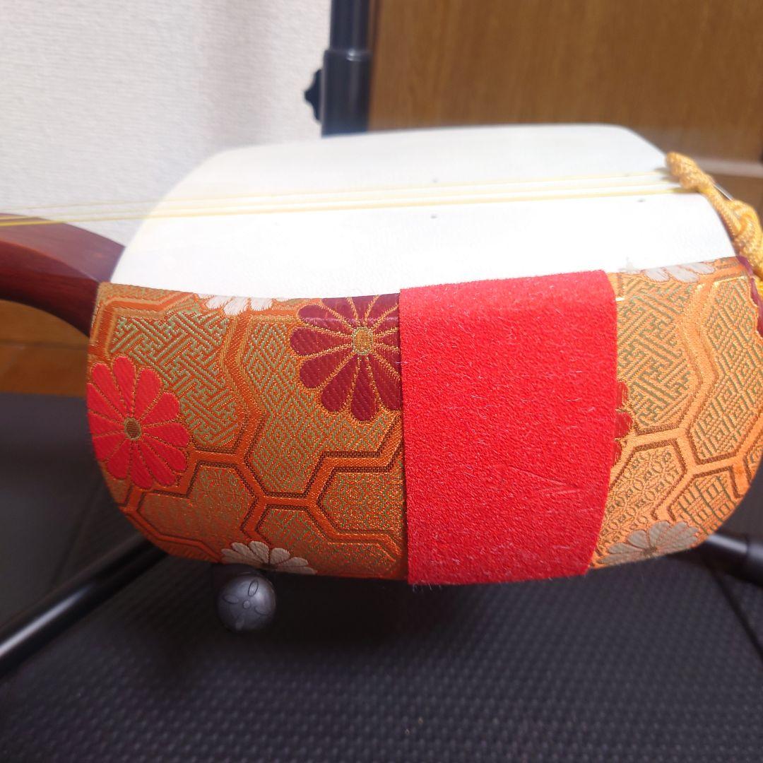 三味線　べっこうバチ　先端欠けなし　ハードケース 　三味線　撥　バチ　天然素材