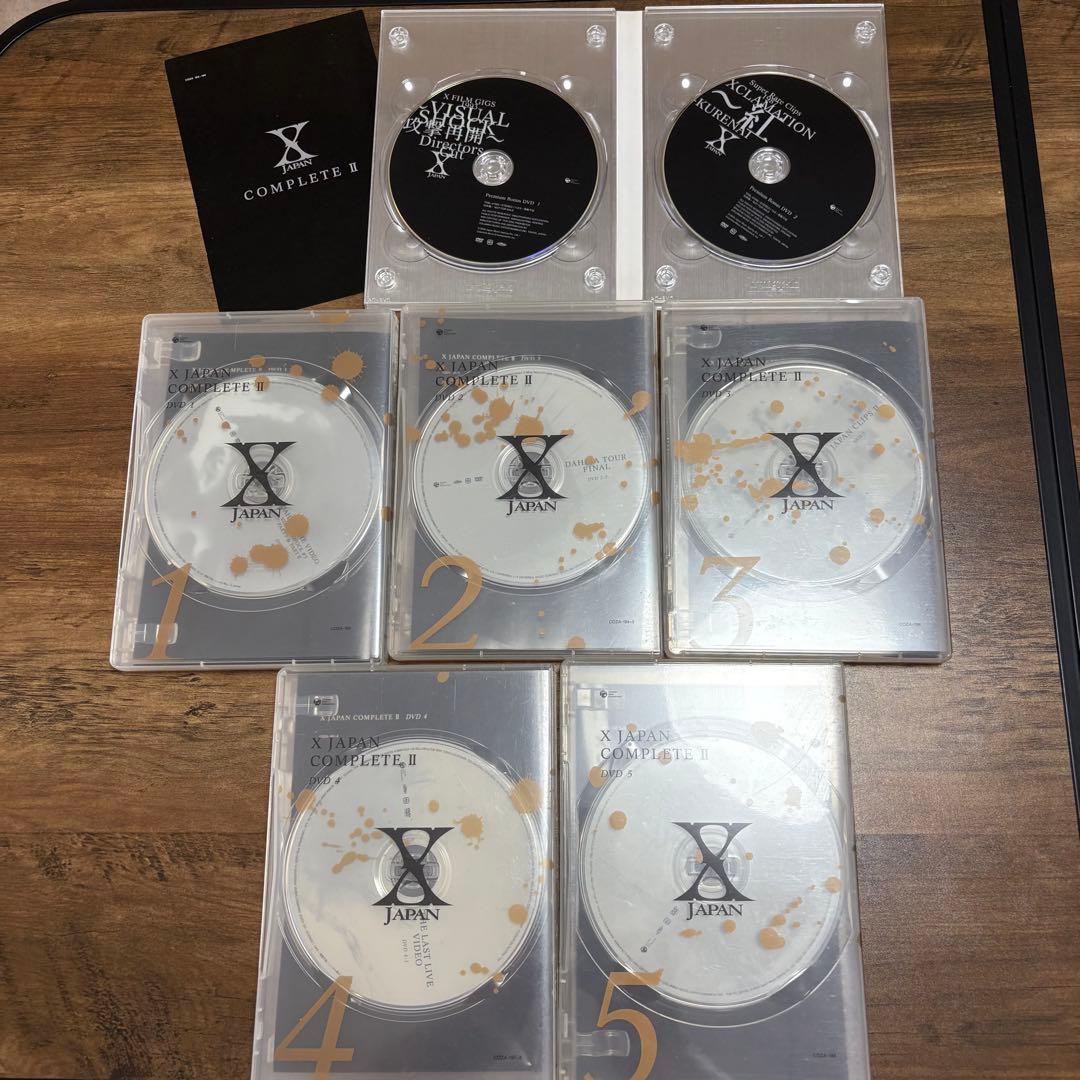 X JAPAN COMPLETE II CD・DVD ボックスセット　7808