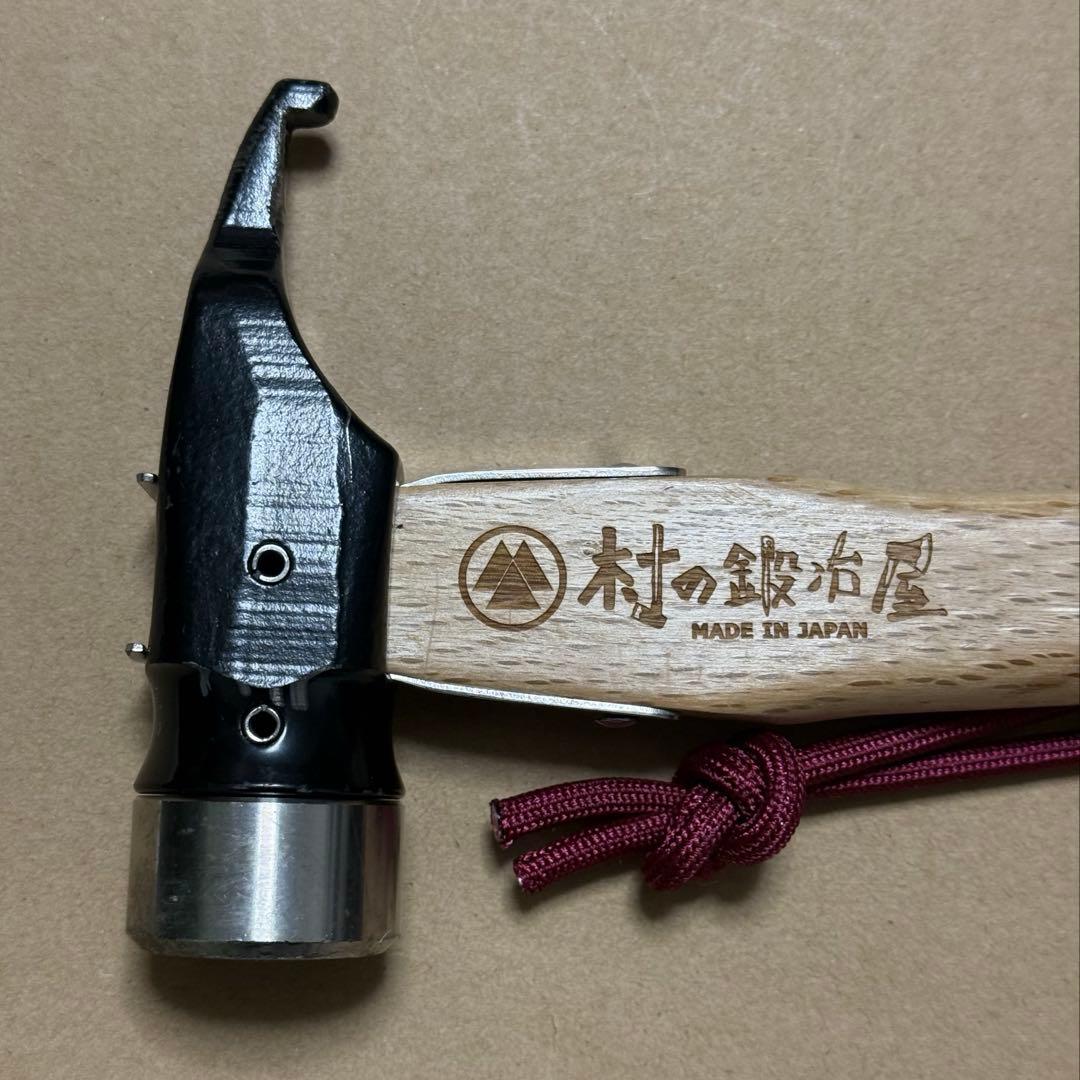 フィールドア 30cm チタンペグ16本 村の鍛冶屋 ハンマーセット 収納ケース