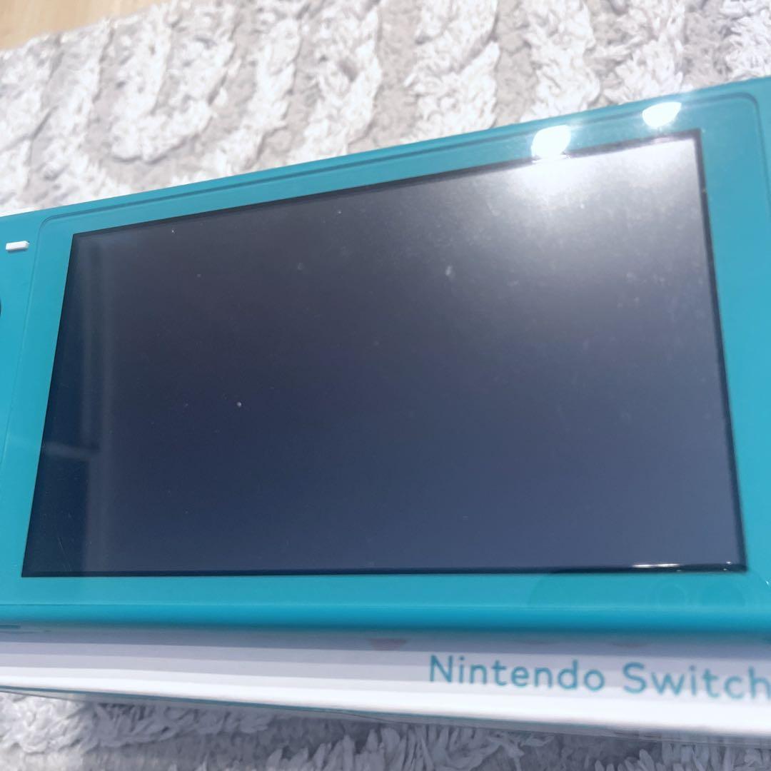 【美品】Nintendo Switch Lite 本体 ターコイズ 充電ケーブル
