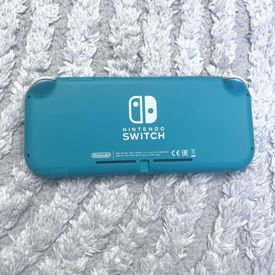 【美品】Nintendo Switch Lite 本体 ターコイズ 充電ケーブル