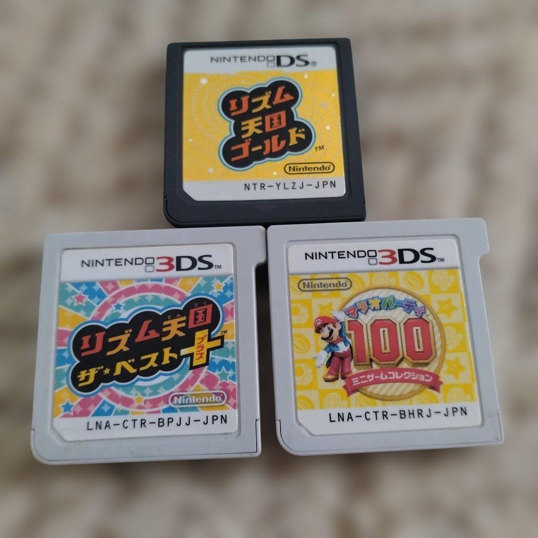 【DS·3DS】リズム天国·マリオパーティ ソフト3本セット まとめ売り