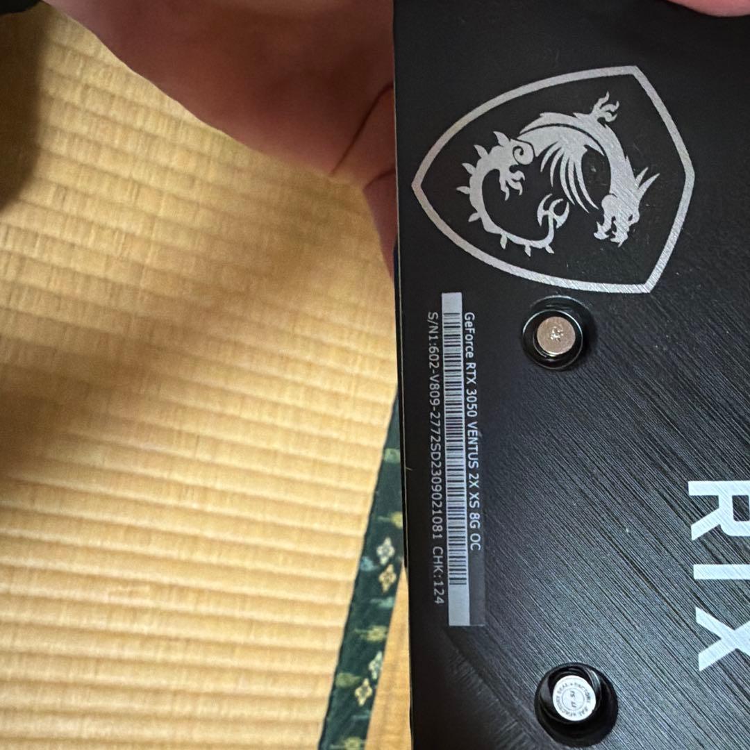 グラフィックボード・グラボ・ビデオカード MSI GeForce RTX 3050 ventus 2x xs 8g oc
