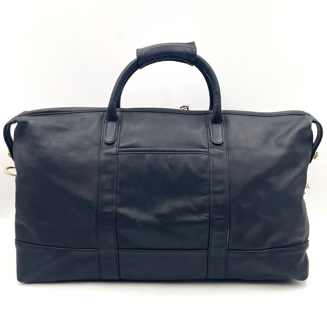 【美品】オールドコーチ ボストンバッグ 2way レザー 大容量 0502