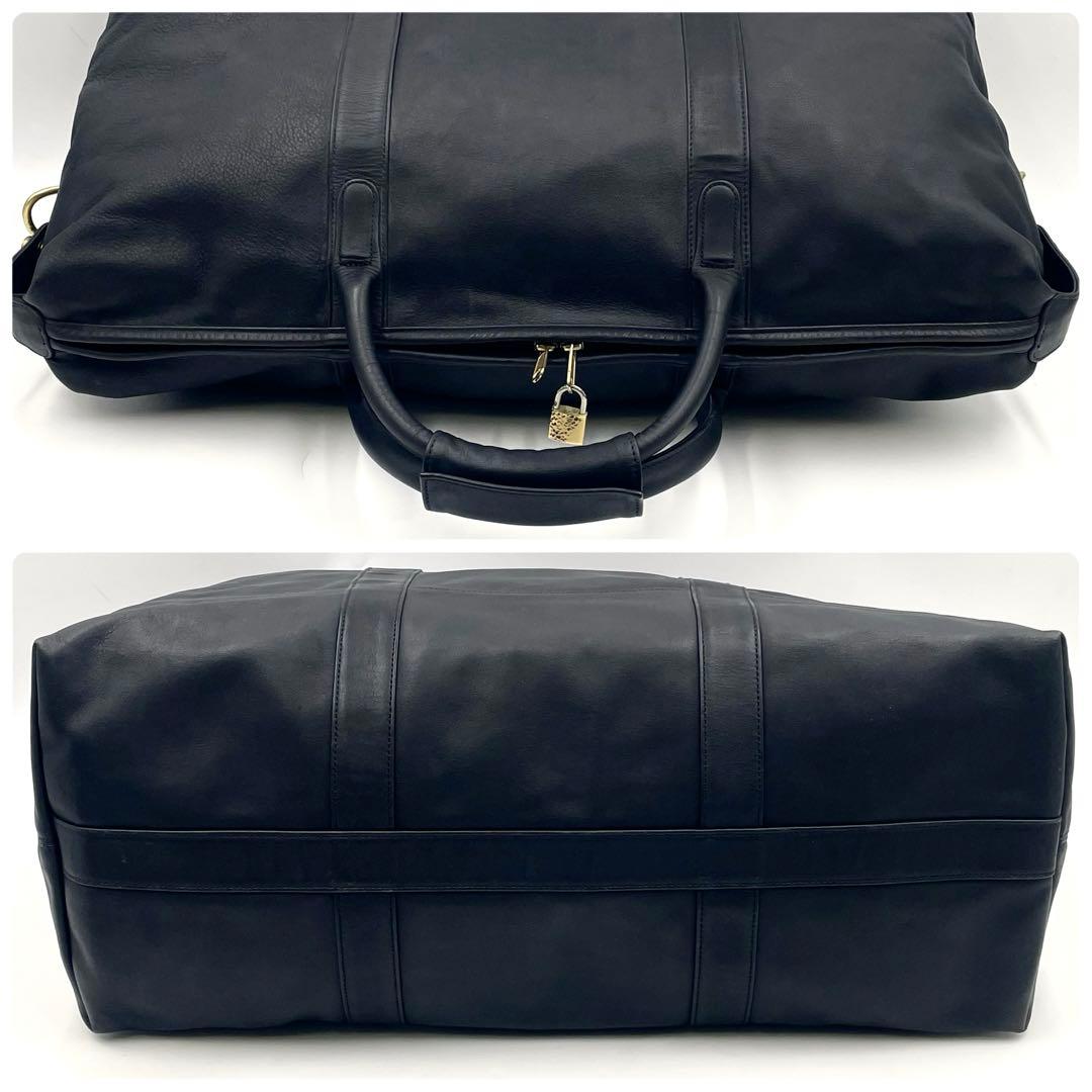 【美品】オールドコーチ ボストンバッグ 2way レザー 大容量 0502