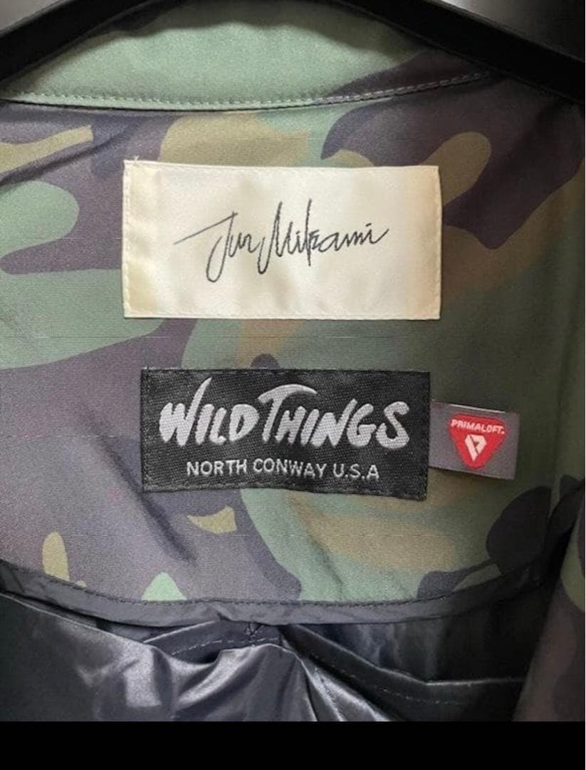 新品 WILD THINGS × JUN MIKAMI 迷彩 パデッド コート