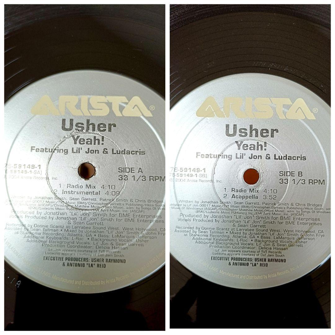 R&B HipHop LP 9枚 Usher Yeah！　アッシャー