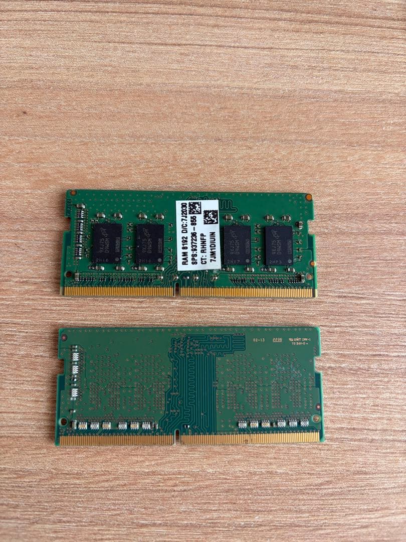 PC4-3200 8GB ×2枚 16GB 動作確認済み