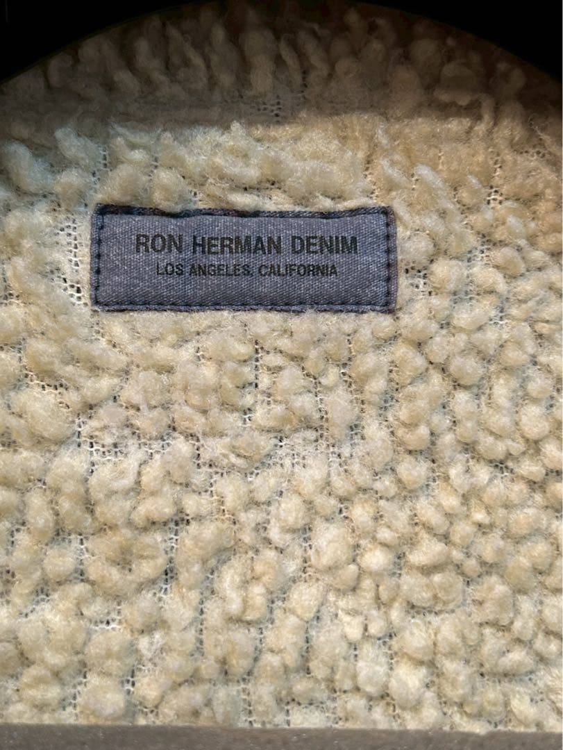 Ron Herman denim ペイント加工 コーデュロイボアジャケット