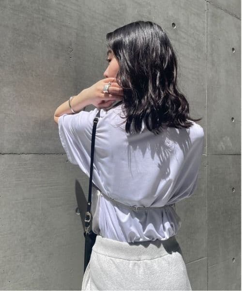 Ameri♡MEDI SATIN DOCKING TUNIC TEE