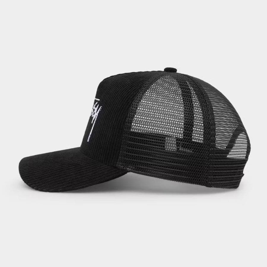 STUSSY Stock Cord Trucker Cap 男女兼用