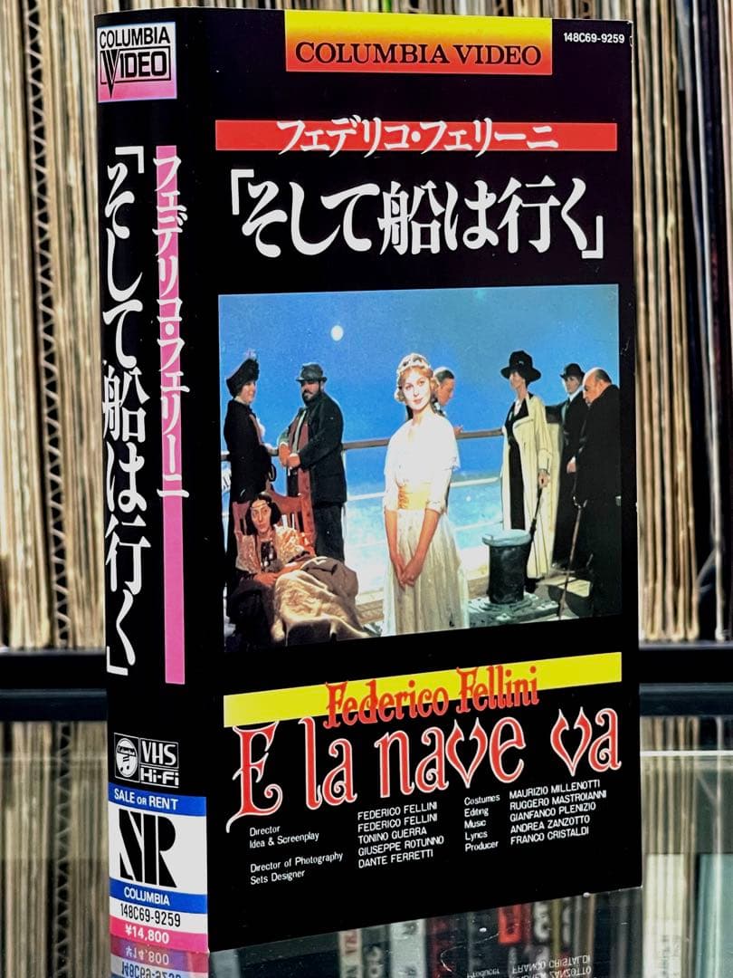 そして船は行く 監督：フェデリコ・フェリーニ オリジナルVHS メガレア！！