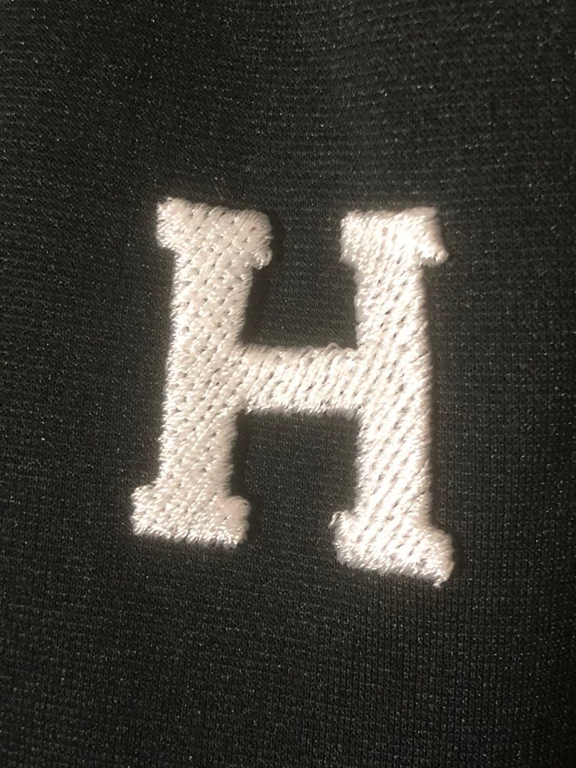 未使用級 ダブスタ ディーヒム 2024年 H刺繍スキューバニットブルゾン 黒
