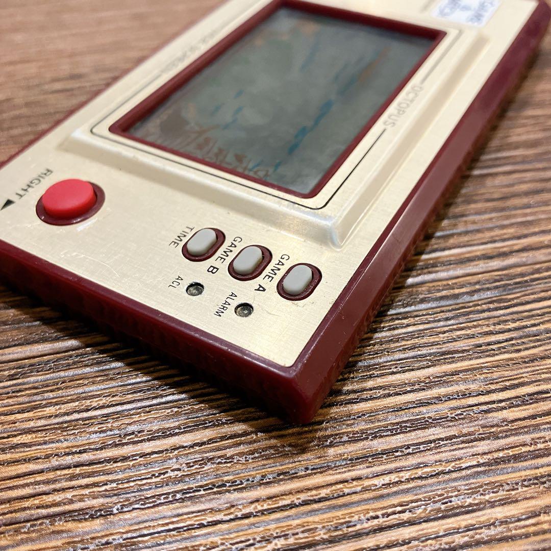 任天堂　ゲームウォッチ　オクトパス【動作確認済み】※一部液晶黒い部分あり