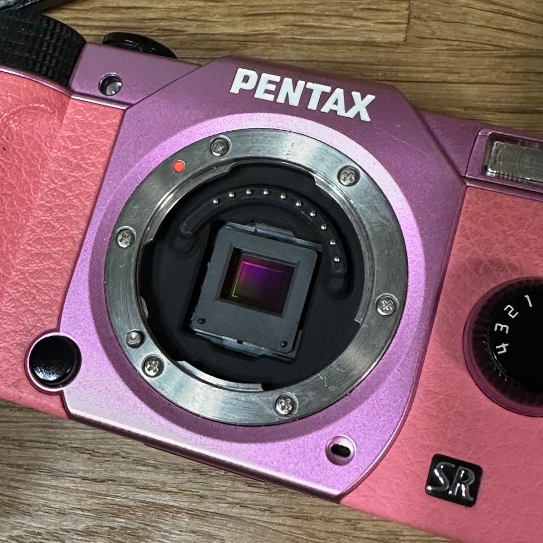 【希少・訳有】PENTAX Q10 カスタマイズカラー　ピンク　予備電池あり