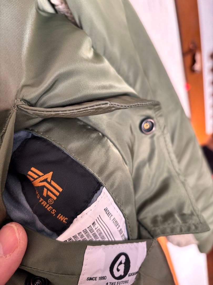 t*o様 GOODENOUGH 袖フィッシャーマン　MA-1 SEQUEL