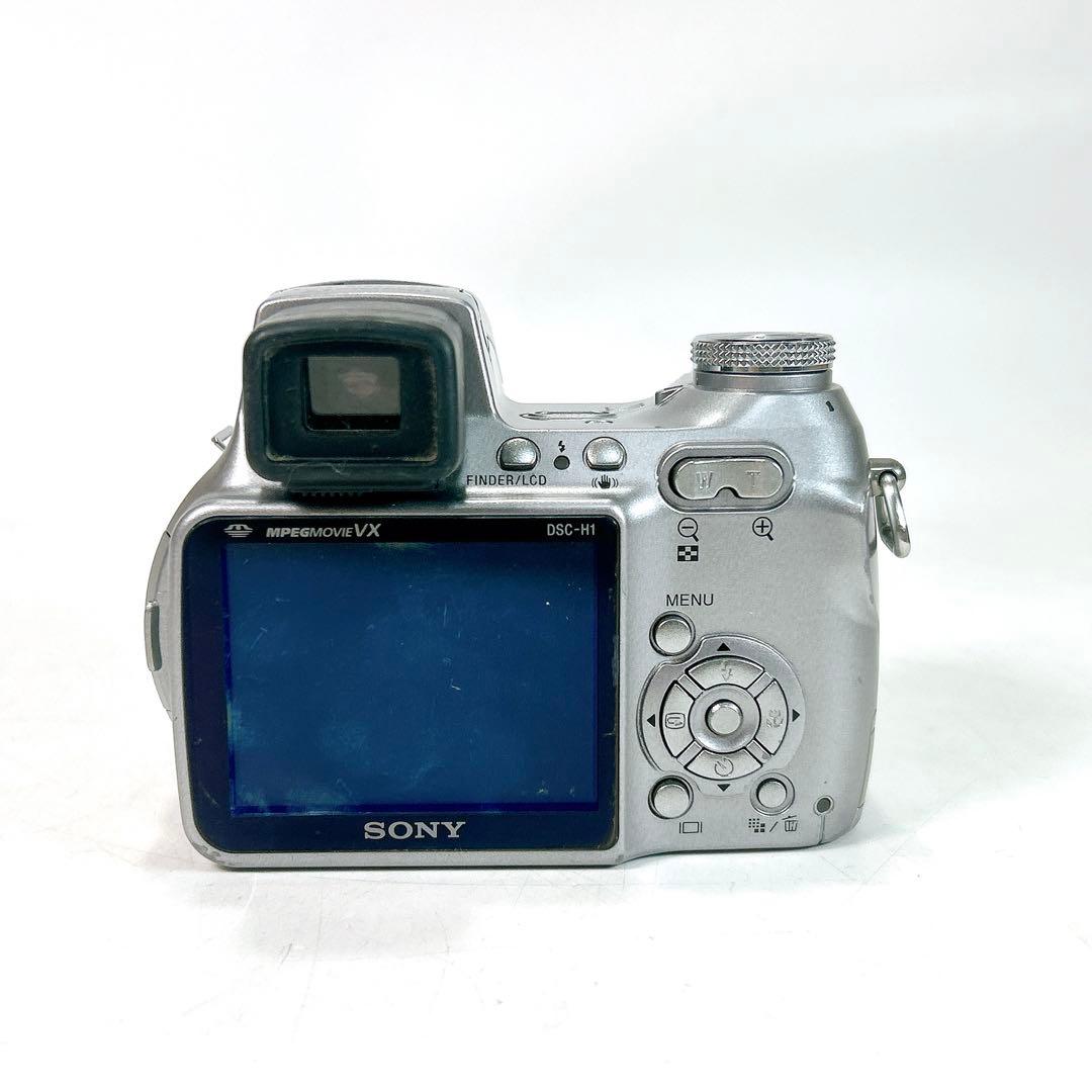 SONY Cyber-shot DSC-H1 シルバー デジカメ 単三電池駆動