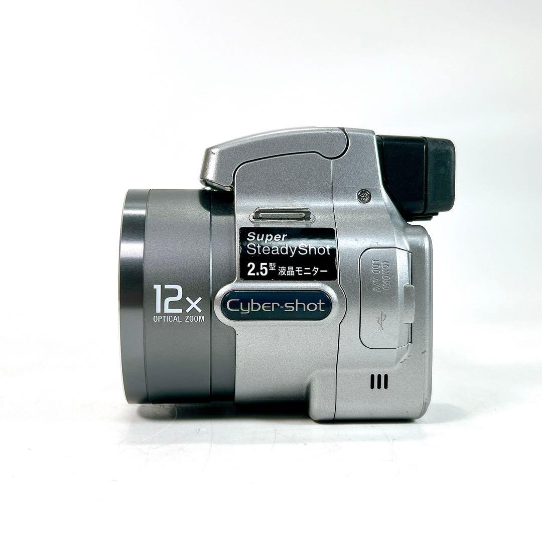 SONY Cyber-shot DSC-H1 シルバー デジカメ 単三電池駆動
