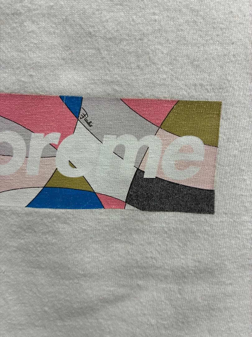 Supreme x Emilio Pucci Tシャツ XL ホワイト