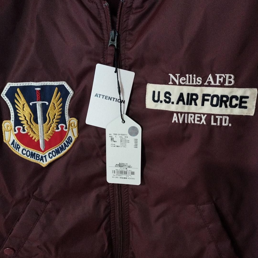 【新品】AVIREX MA-1 フライトジャケットTHUNDERBIRDS L