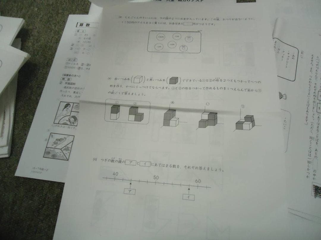 サピックス 　2年入室・組分け/復習/確認　国算テスト 　7回分　2016年度版