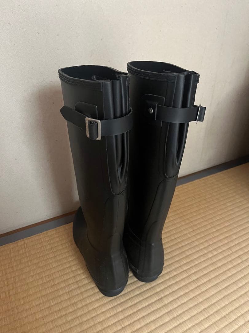 [外箱あり][美品]HUNTER レインシューズ 24.5~25cm