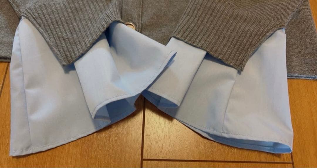 Eimy istoire Attached collar カーディガン グレー