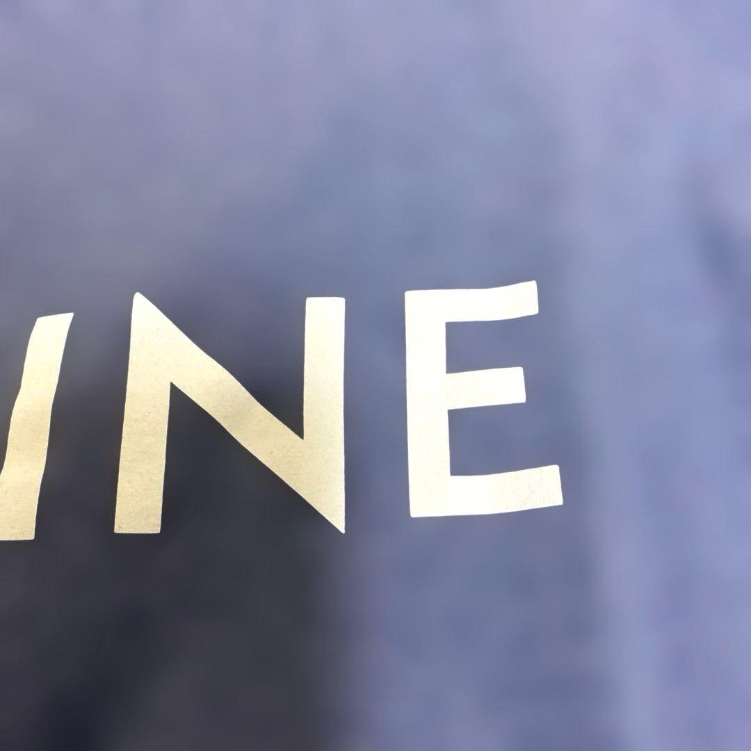 CELINE ロゴ Tシャツ 半袖 ブルー