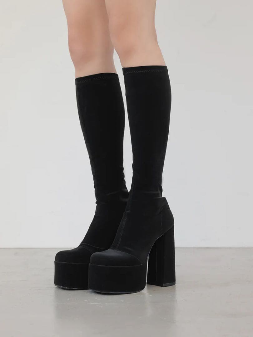 定価以下♡ ダーリッチ Darich ♡ ウルトラストレッチロングブーツ　M