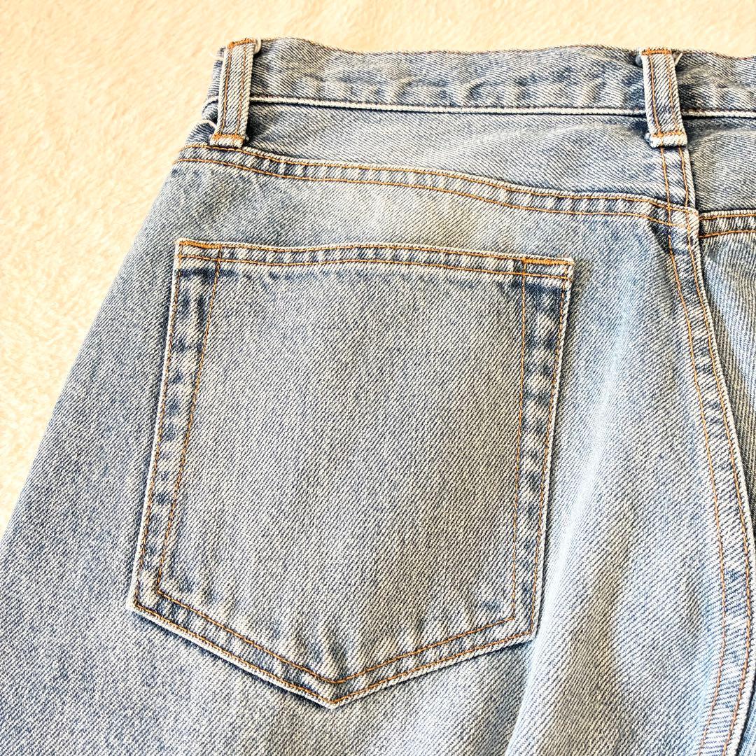 Deuxieme Classeドゥーズィエムクラス タックバギーデニム 38