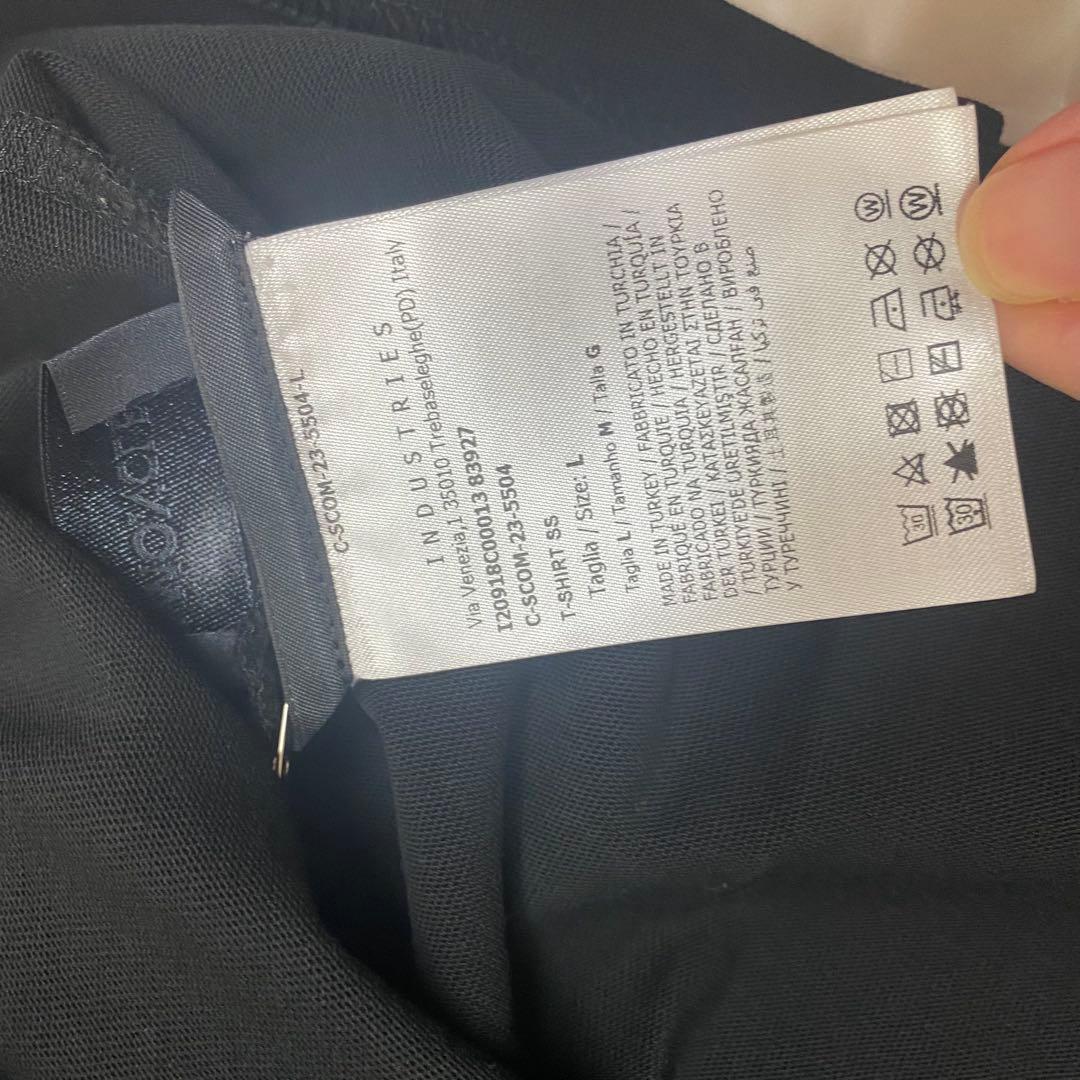モンクレール　メンズブラック　Tシャツ　サイズL