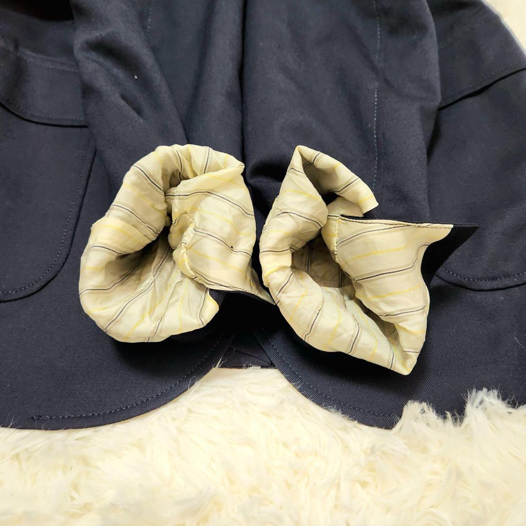 美品 BEAMS PLUS 段返り 3B ブレザー 紺ブレ 金ボタン ジャケット