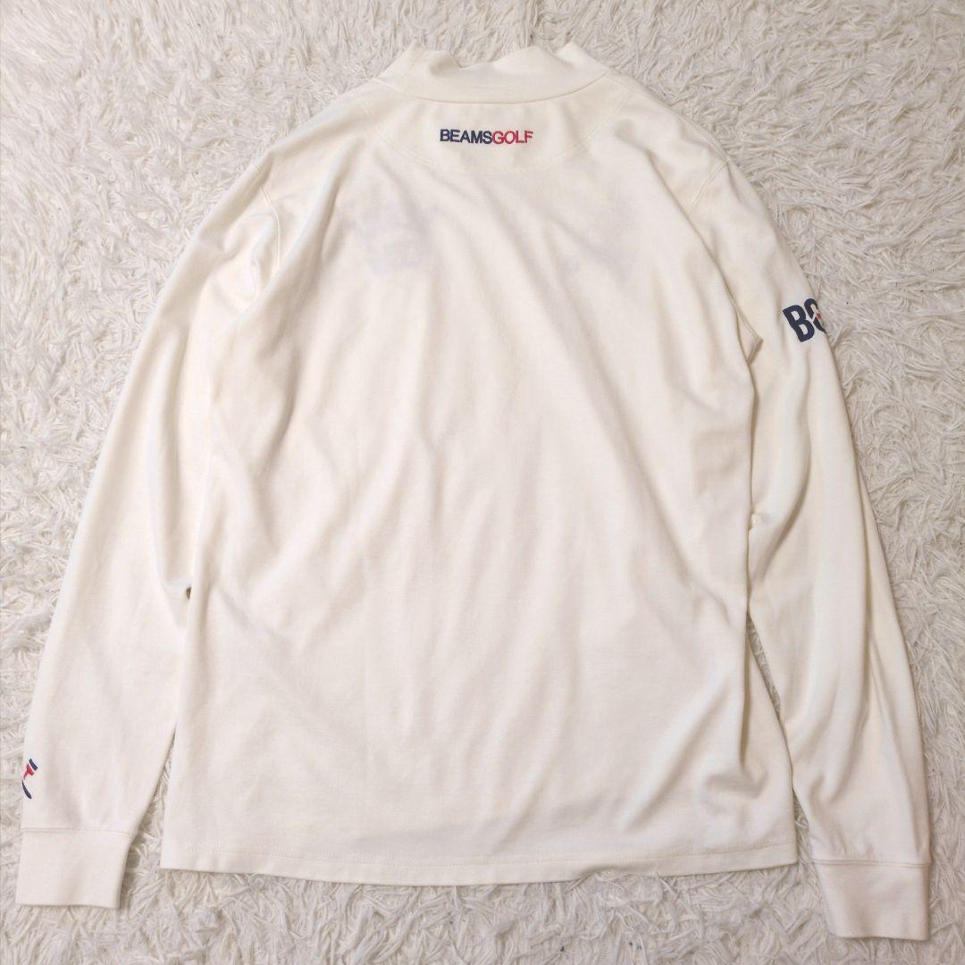 ビームスゴルフ　メンズ　長袖　モックネックシャツ　厚手　サイズL