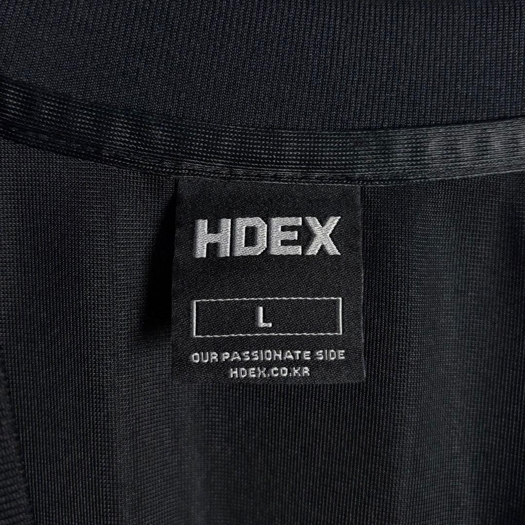 【美品・Lサイズ】エイチデックス HDEX 両面プリントTシャツ 黒 ブラック